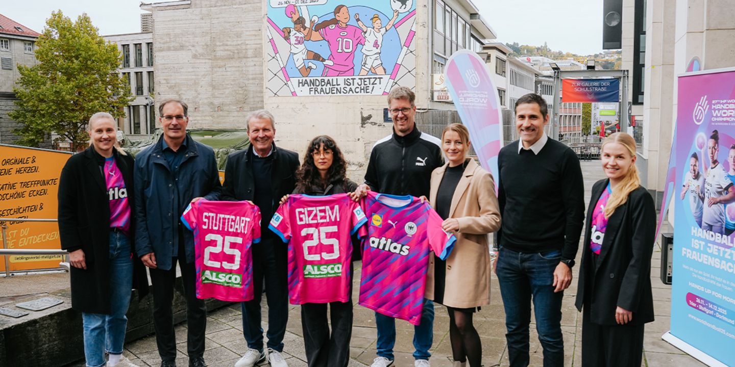 Frauen-WM: Ein riesiger Hingucker wirbt für den Standort Stuttgart