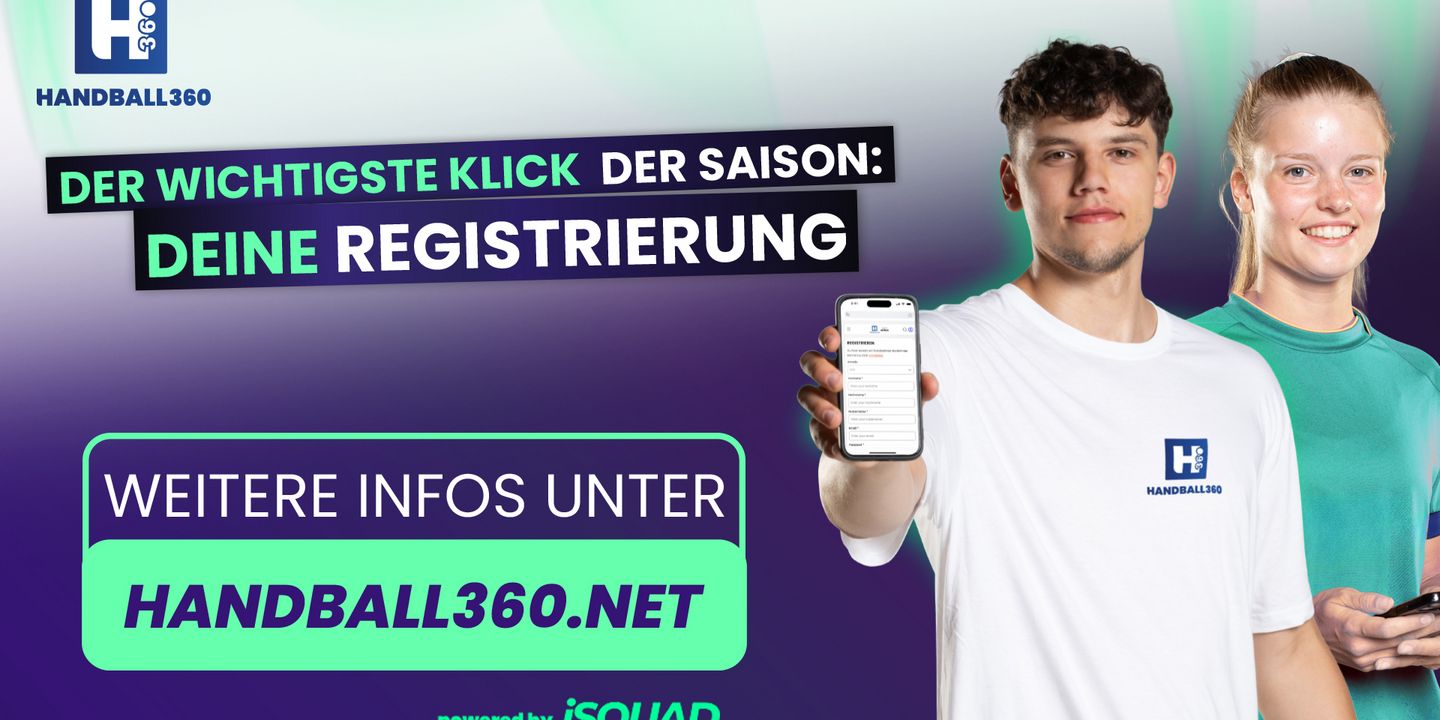 Handball360: Informationen zum Start der Registrierung 