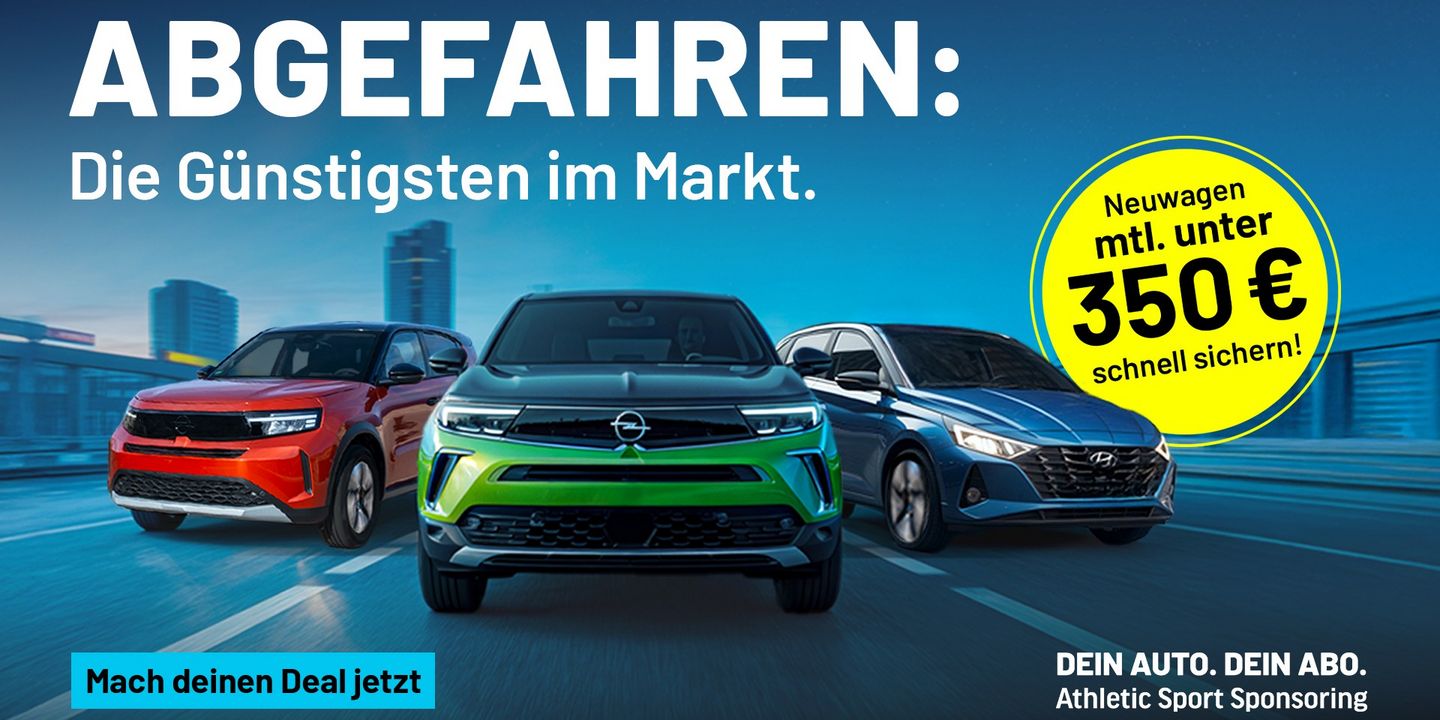 Abgefahren - Neuwagen zum Spotpreis