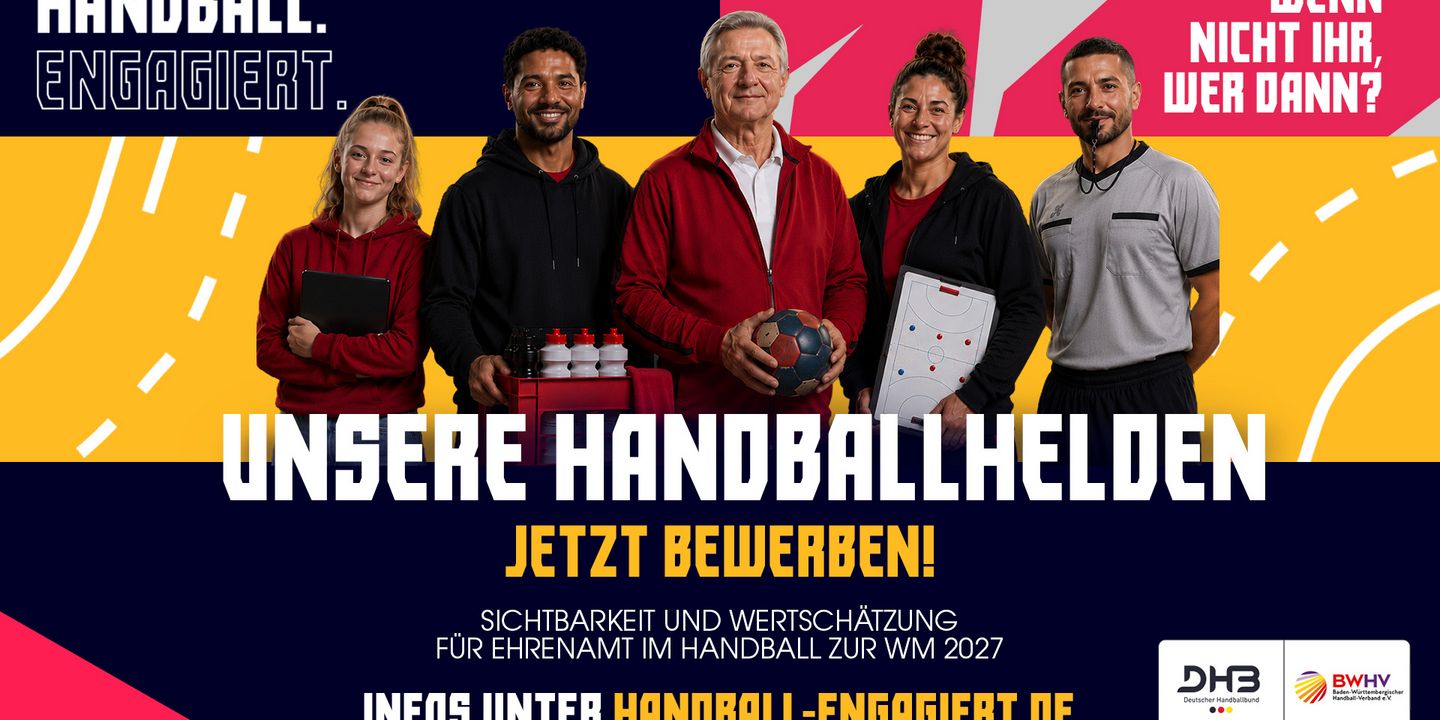 Endspurt bei "Unsere Handballhelden": Letzte Tage der Bewerbungsphase