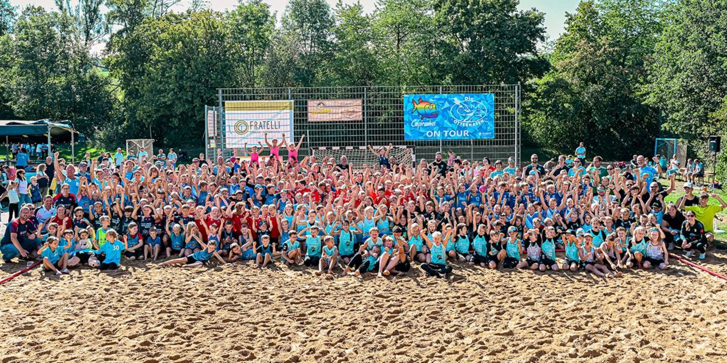 Rekordteilnahme beim Finale der BWHV Mini Beach Handball und Jugend Beach Handball-Turnierserie in Baden-Württemberg