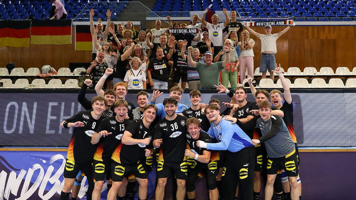 DHB: m20 mit weißer Weste ins EM-Viertelfinale