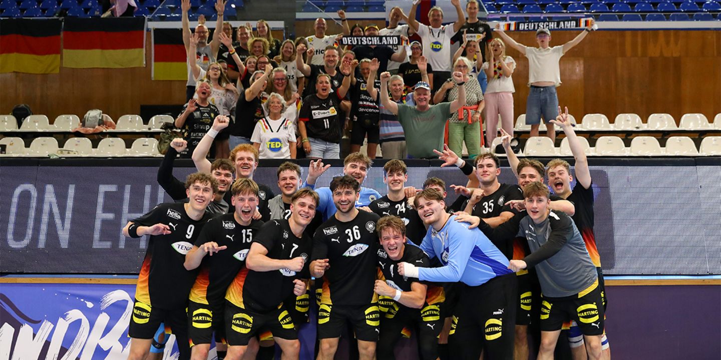 DHB: m20 mit weißer Weste ins EM-Viertelfinale