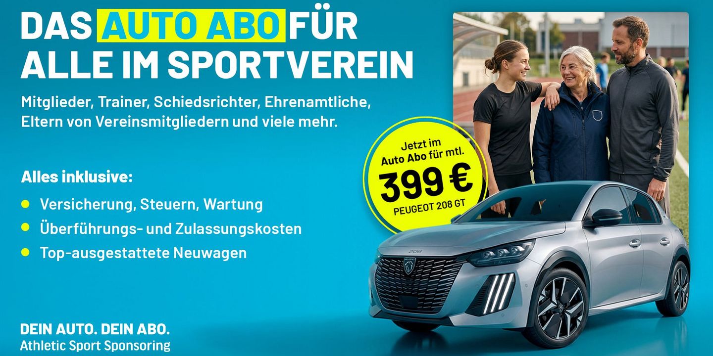Gemacht für dein Vereinsleben. 