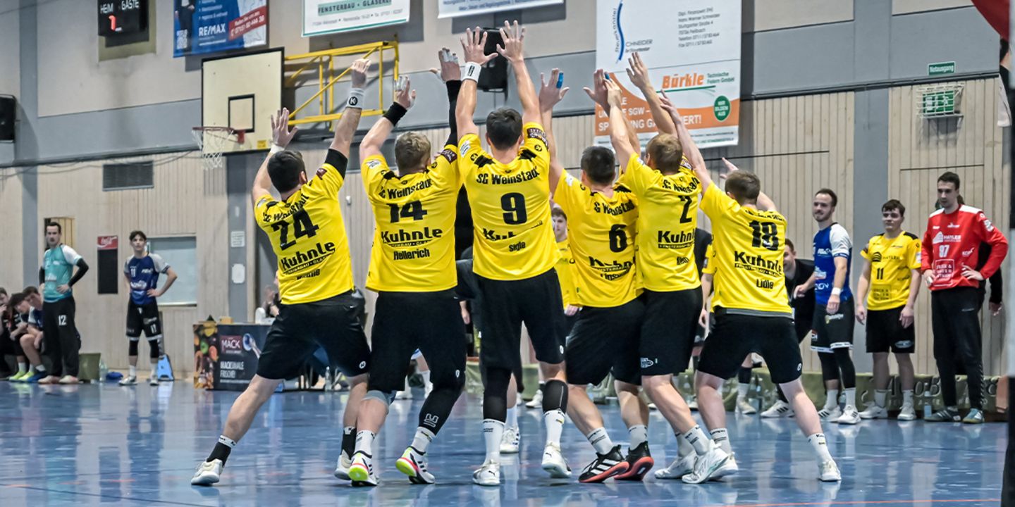 Regionalliga-Bericht Männer: Weinstadts Festung hält auch gegen Weinsberg, Steißlingen mit Last-Second-Ausgleich