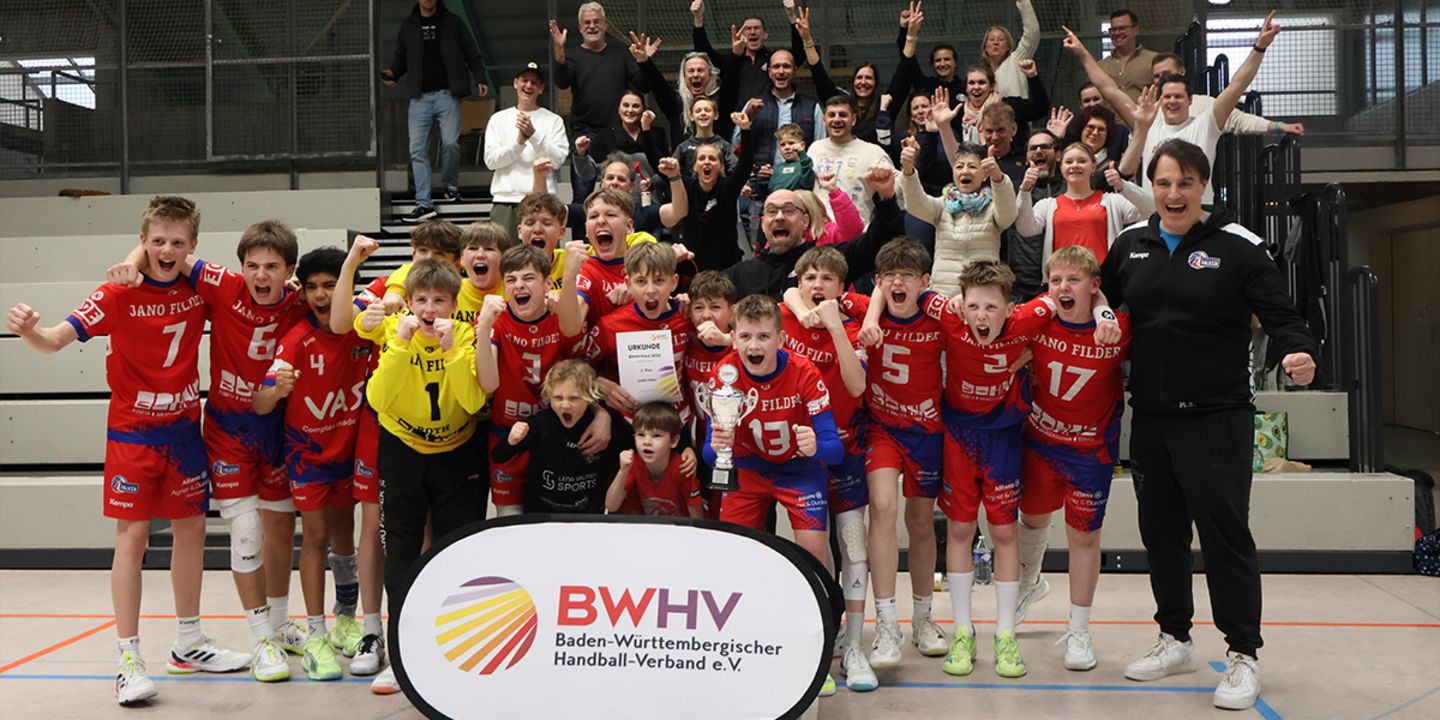 BWHV Pokal: JANO Filder und SG H2Ku Herrenberg sind die besten D-Jugend-Teams Baden-Württembergs!