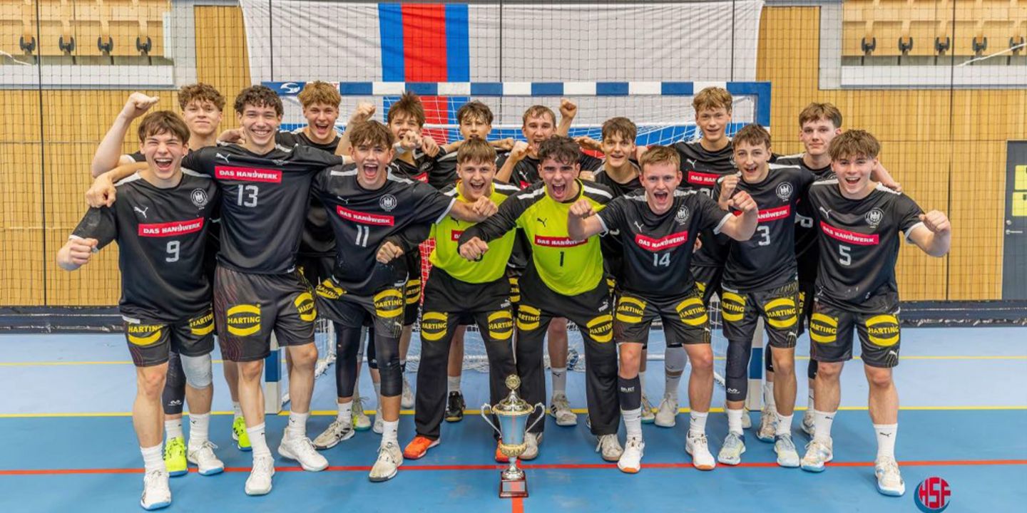 DHB U17: 2 Siege, eine Niederlage auf den Färöer Inseln