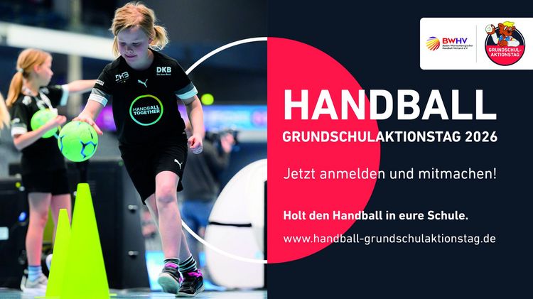 Die Anmeldephase für den nächsten Handball-Grundschulaktionstag ist angelaufen