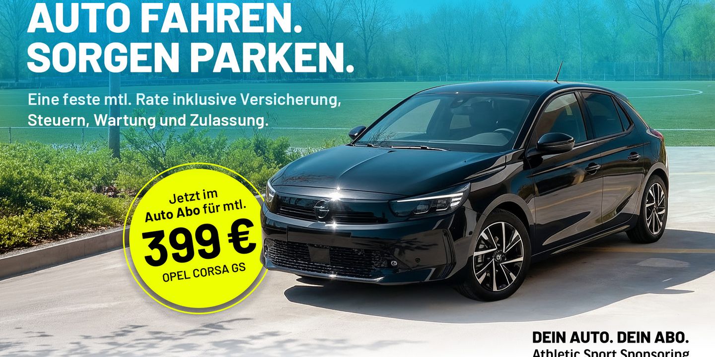 Auto fahren. Sorgen parken. Jetzt Opel Corsa sichern!