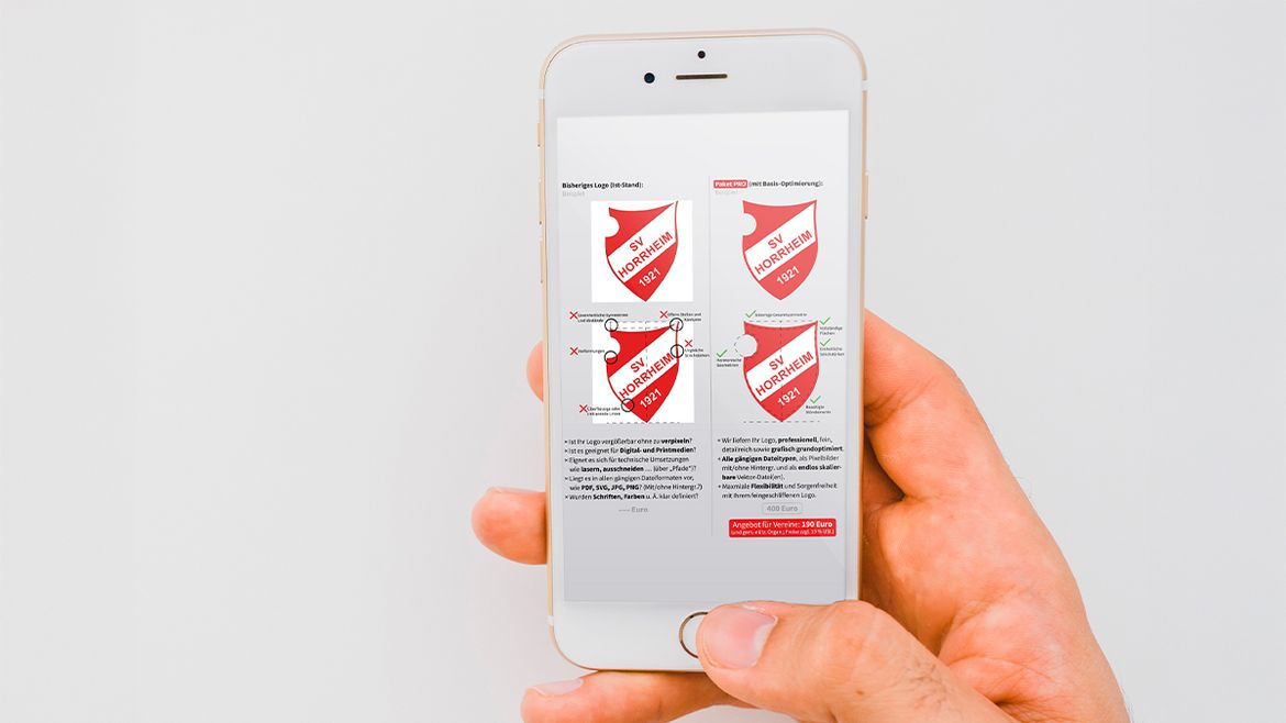 Unterstützung für Vereine: Vereinslogos professionell aufbereiten