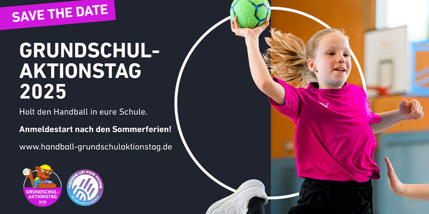 Save the date! Handball-Grundschulaktionstag 2025