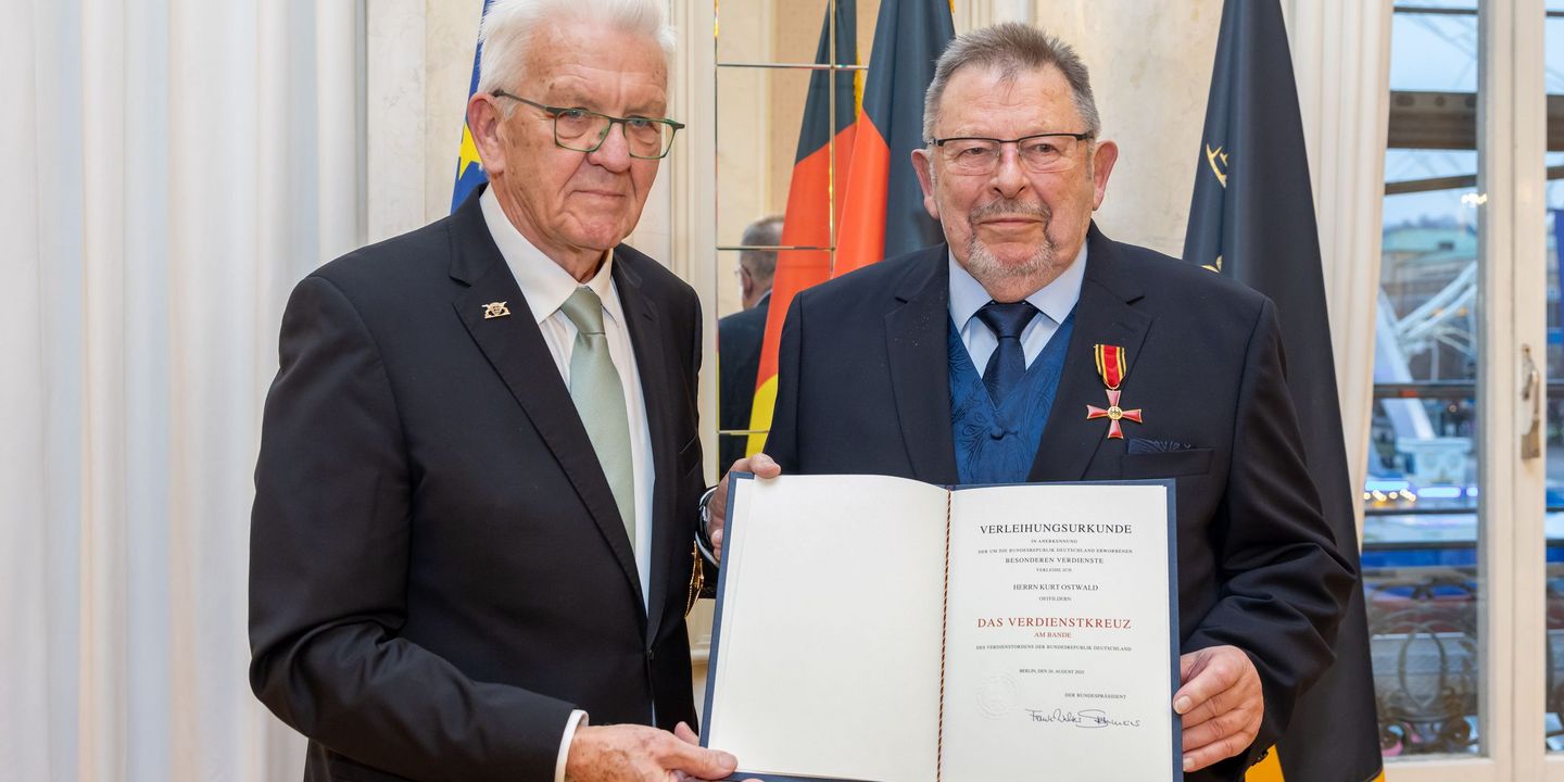 Bundesverdienstkreuz für Kurt Ostwald