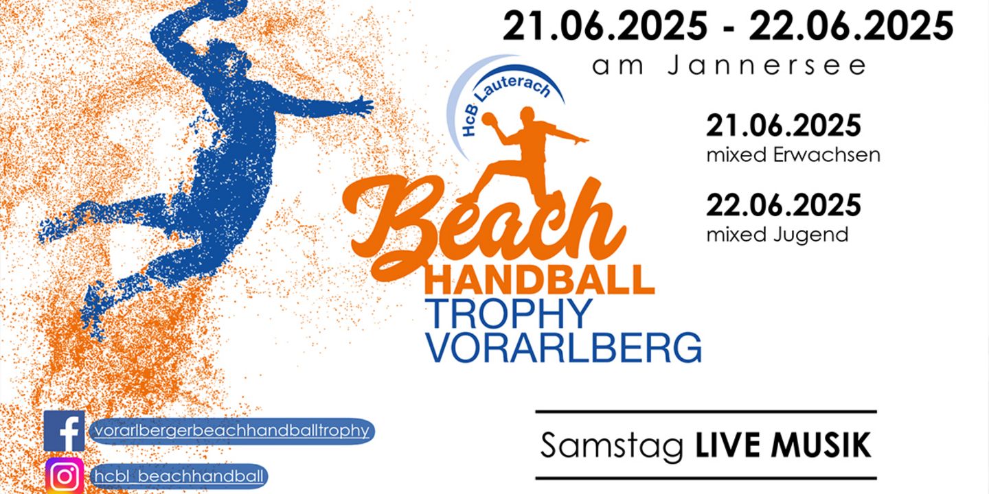 7. Vorarlberger Beachhandball-Trophy 2025