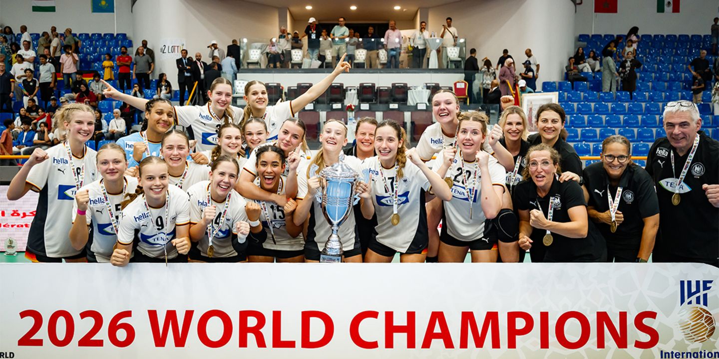 DHB: wU16 gewinnt Weltmeistertitel in Marokko