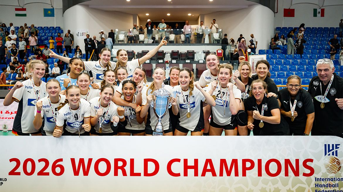 DHB: wU16 gewinnt Weltmeistertitel in Marokko