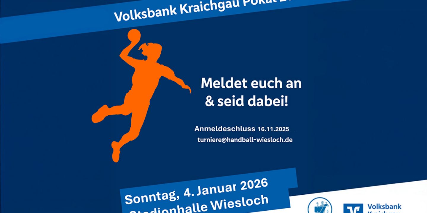 Turnierbörse: Volksbank Kraichgau Pokal in Wiessloch