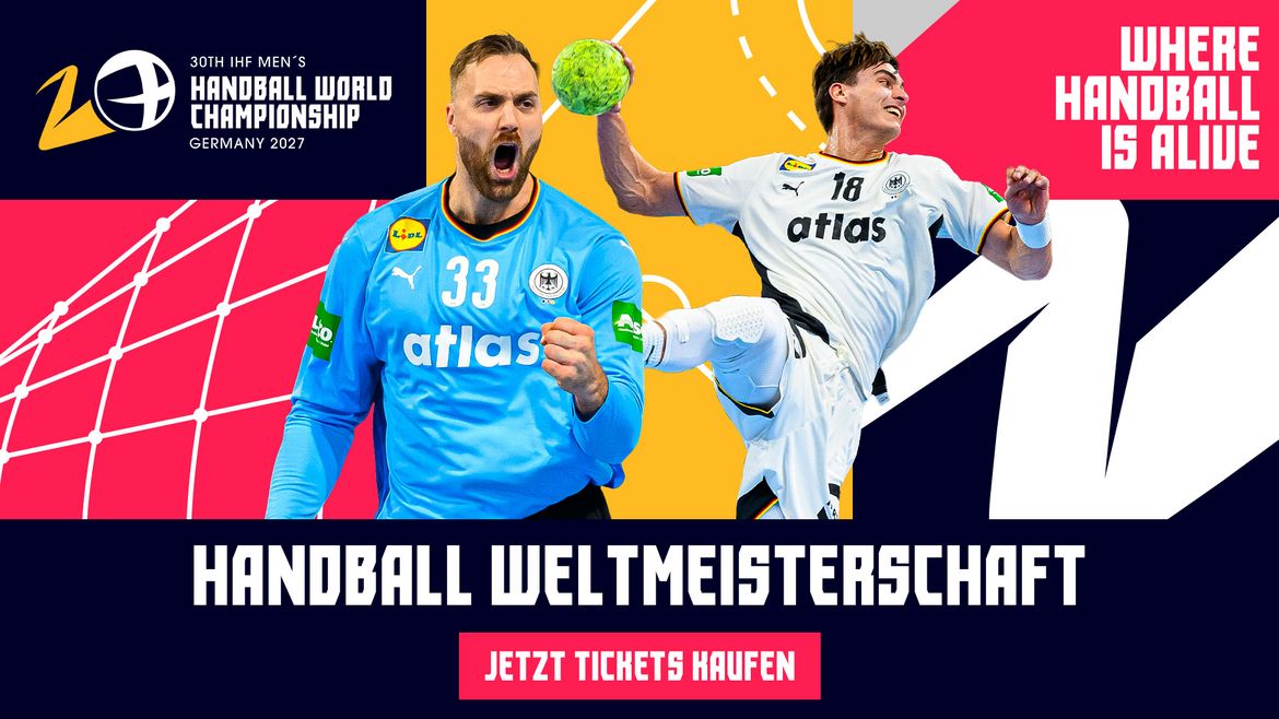 Handball-WM 2027: Bereits über 100.000 Tickets verkauft